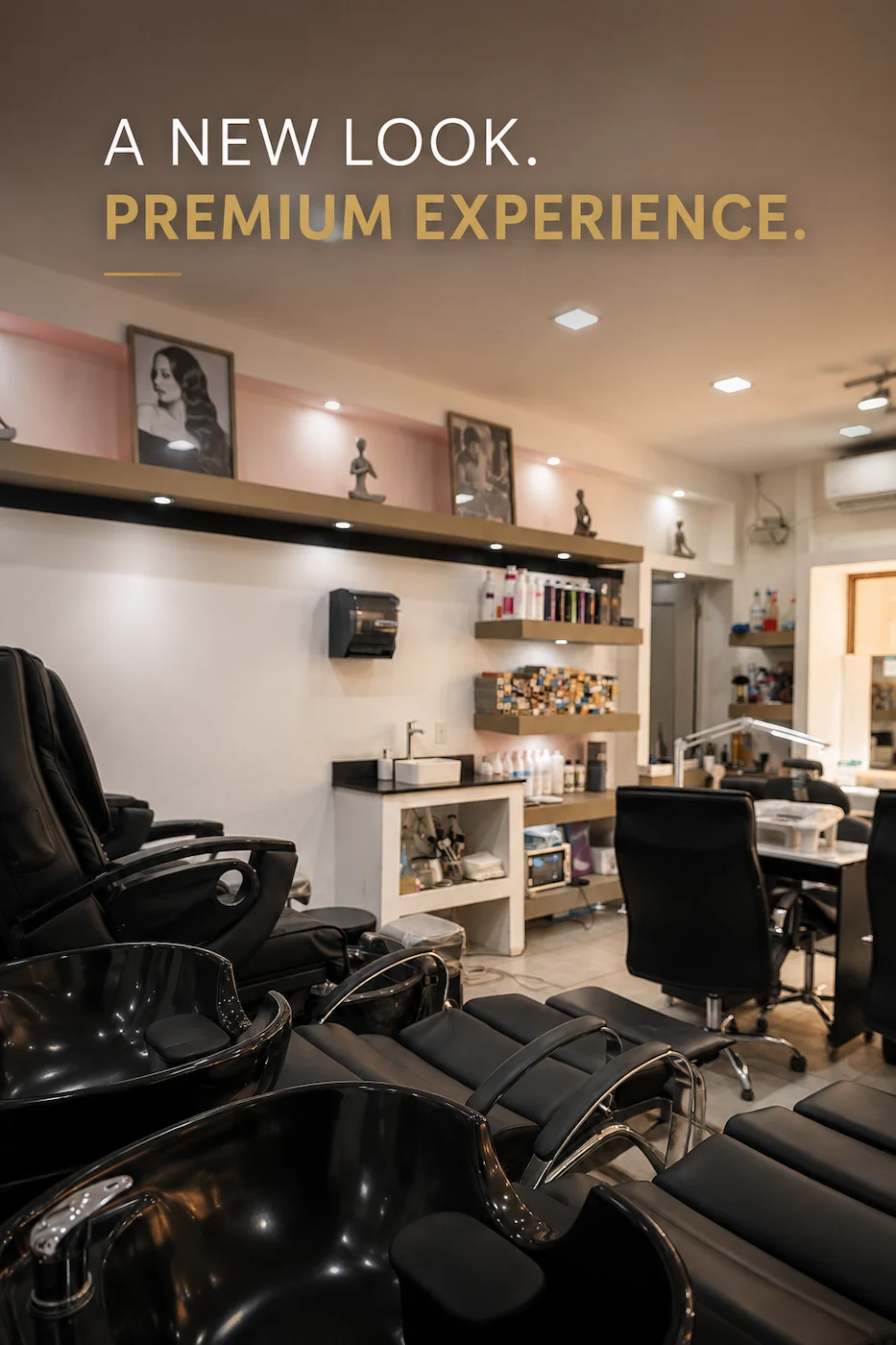 Renovated Interior of Aldo's Beauty Salon